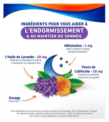 Valdispert Mélatonine 1 mg 4 Actions 30 Capsules