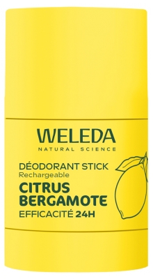Weleda Déodorant Stick Citrus Bergamote 24H Rechargeable 50 g