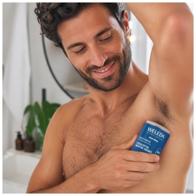 Weleda For Men Déodorant Stick Eucalyptus Menthe Poivrée 24H Recharge 50 g