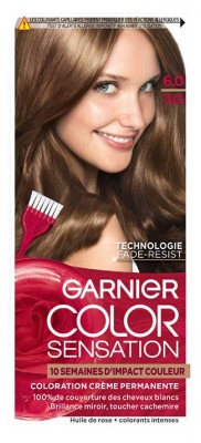 Garnier Color Sensation Permanente Coloration 100 ml - Haarfärbung: 6.0 Dunkelblond