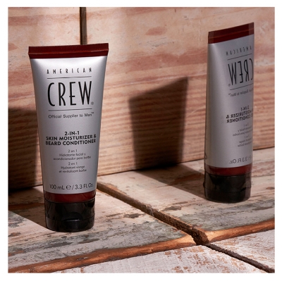 American Crew 2v1 Vlažilec za obraz in balzam za brado 100 ml