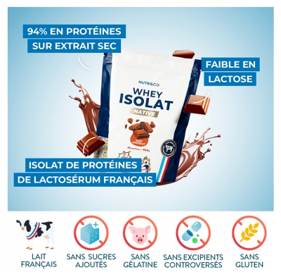 Nutri&Co Whey Isolat Native 900 g