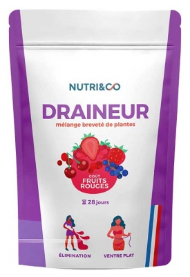 Nutri&Co Draineur 100 g - Goût : Fruits Rouges