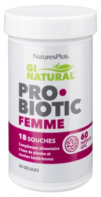 Natures Plus Gi Natural Probiotic Femme 30 Kapselia