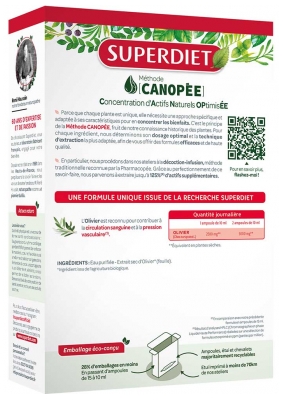 Superdiet Bio Olivenbaum Herzkreislauf 20 Ampullen