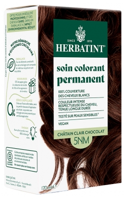 Herbatint Soin Colorant Permanent 170 ml - Coloration : 5NM Châtain Clair Chocolat