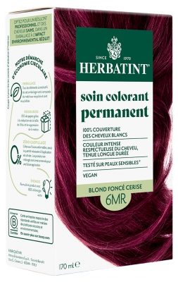 Herbatint Permanente Farbpflege 170 ml - Haarfärbung: 6MR Dunkelblond Kirsche