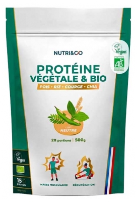 Nutri&Co Protéine Végétale et Bio 500 g
