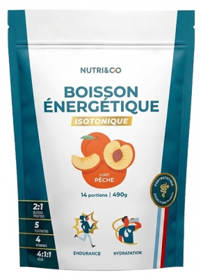 Nutri&Co Boisson Énergétique Isotonique 490 g