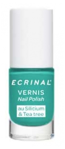 Ecrinal Vernis Silicium + Tea Tree 5 ml - Couleur : Vert Lagon