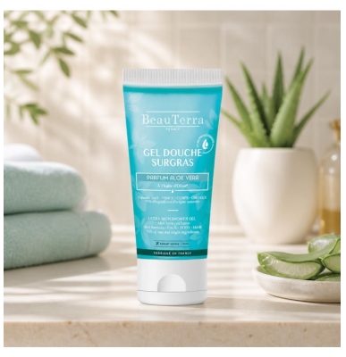 BeauTerra Gel de Banho Supergorduroso Aloe Vera 100 ml