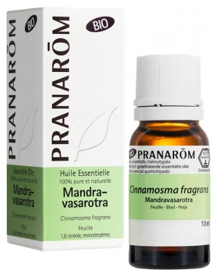 Pranarôm Eterinis Aliejus Mandravasarotra (Cinnamosma fragrans) Ekologiškas 10 ml (geriausiai vartoti iki 31/12/2026)
