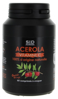 S.I.D Nutrition Acerola C-vitamin 60 tabletter (bäst före 31/12/2026)