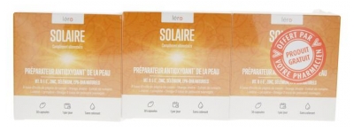 Léro Solaire Pack de 2 x 30 Cápsulas + 30 Cápsulas Oferecidas (a consumir de preferência antes de 31/12/2026)