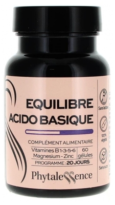 Phytalessence Équilibre Acido-Basique 60 Gélules (à consommer de préférence avant le 31/12/2026)