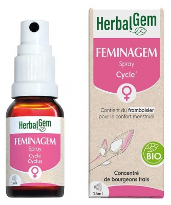 HerbalGem Feminagem Cycle Spray Bio 15 ml (best before 31/12/2026)