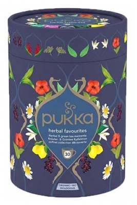 Pukka Luomu Löytöretkikokoelma Haudukkeet & Teet 30 Pussia -lahjapakkaus