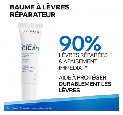 Uriage Bariéderm Cica + Baume Lèvres Réparateur 15 ml