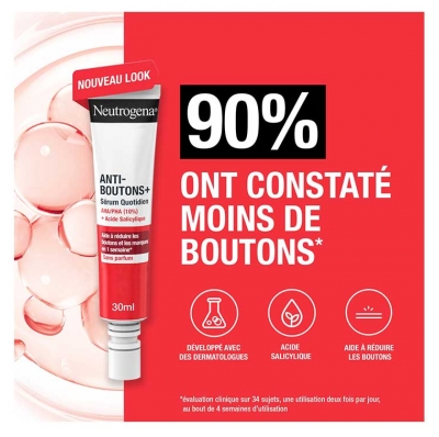 Neutrogena Anti-Boutons + Sérum Quotidien Sans Parfum 30 ml