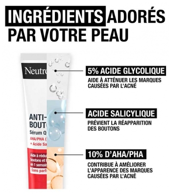 Neutrogena Anti-Boutons + Sérum Quotidien Sans Parfum 30 ml