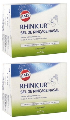 Rhinicur Nasenspülsalz 20 Packungen Set mit 2
