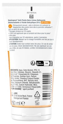 Neutrogena Creme Desincrustante Anti-Pontos Negros 150 ml