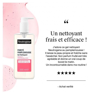 Neutrogena Gel Nettoyant Pureté Pamplemousse 150 ml