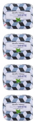 Superwhite Intensive Minze 50 Pellets Set mit 4