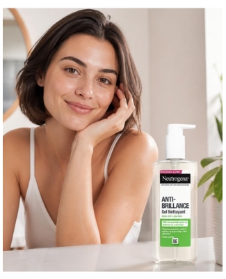 Neutrogena Anti-Brillo Lima Verde Gel Limpiador 200 ml