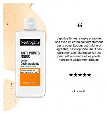 Neutrogena Lotion Désincrustante Anti-Points Noirs 200 ml