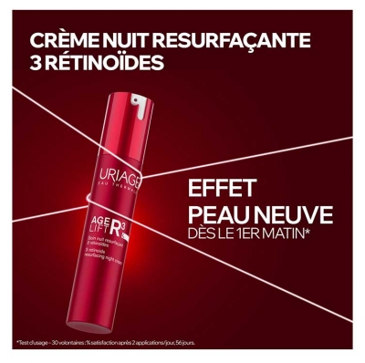 Uriage Age Lift R3 Soin Nuit Resurfaçant 3 Rétinoïdes 40 ml