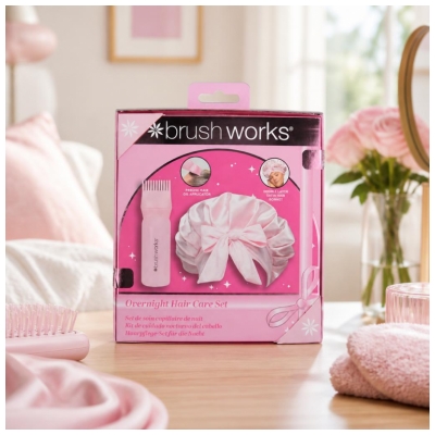 Brushworks Conjunto de Cuidado Capilar Noturno