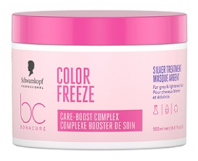 Schwarzkopf Professional Bonacure Color Freeze Complexe Booster de Soin Masque Argent 500 ml