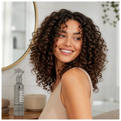Schwarzkopf Professional Osis + Spray Raviveur Boucles 200 ml