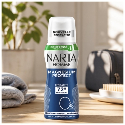 Deodorant Hipoalergenic Narta Homme Magnésium Protect 72H 100 ml