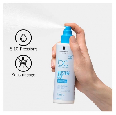 Schwarzkopf Professional Bonacure Moisture Kick Complexe Booster de Soin Spray-Baume 400 ml