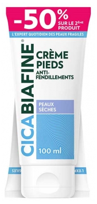 CicaBiafine Creme para Pés Anti-Fissuras Pack de 2 x 100 ml