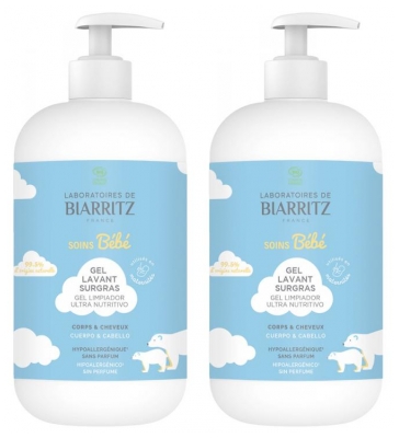 Laboratoires de Biarritz Bio Surgras Waschgel Set mit 2 x 500 ml