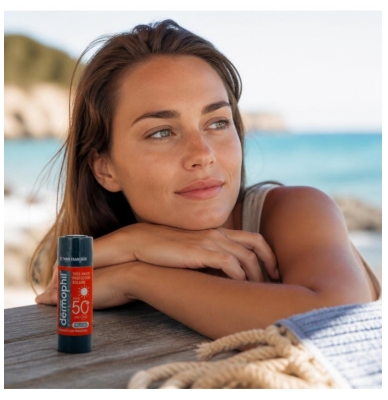 Dermophil Indien Solaire Stick Lèvres SPF50 4 g
