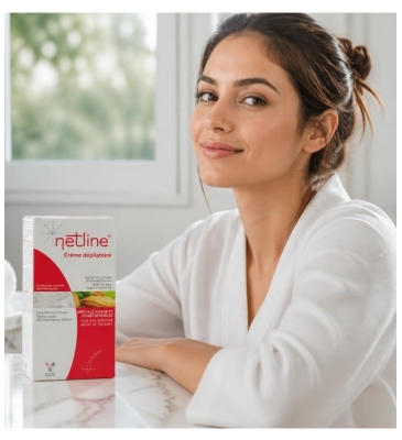 Netline Crème Dépilatoire Spéciale Visage et Zones Sensibles 75 ml