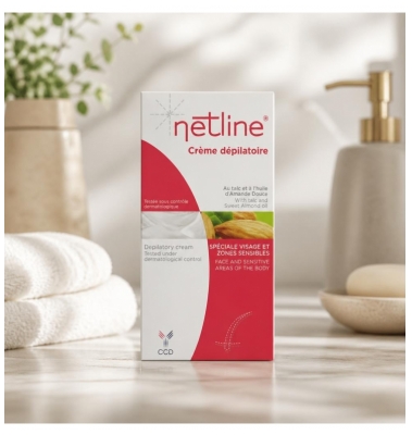 Netline Specialus depiliacinis kremas veidui ir jautrioms zonoms 75 ml