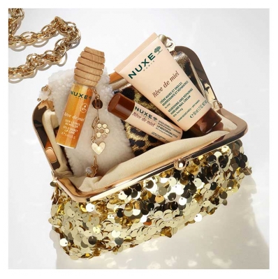 Nuxe Rêve de Miel Soin Lèvres au Miel Or 10 ml Édition Limitée Étui & Charms