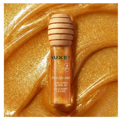 Nuxe Rêve de Miel Soin Lèvres au Miel Or 10 ml Édition Limitée Étui & Charms
