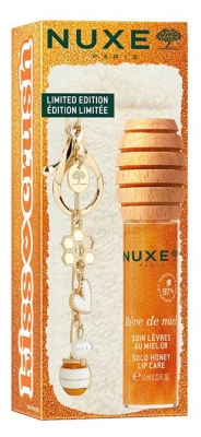 Nuxe Rêve de Miel Soin Lèvres au Miel Or 10 ml Édition Limitée Étui & Charms