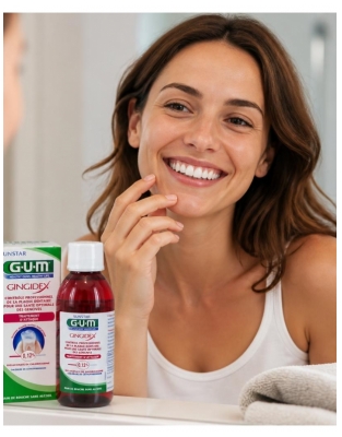 GUM Gingidex Hyökkäyshoito Suuvesi 300 ml