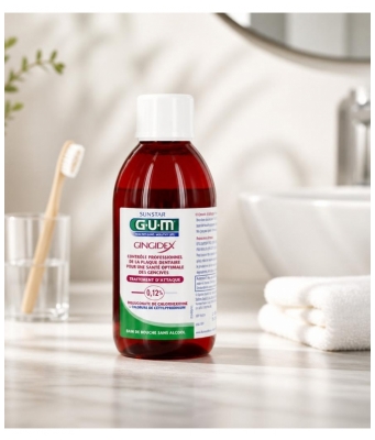 GUM Gingidex Traitement d'Attaque Bain de Bouche 300 ml