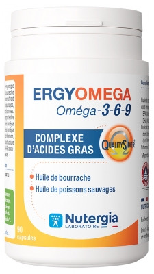 Nutergia ErgyOméga Oméga 3 - 6 - 9 90 Capsules