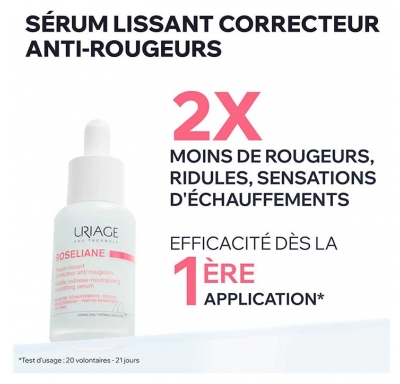 Uriage Roséliane Sérum Lissant Correcteur Anti-Rougeurs 30 ml