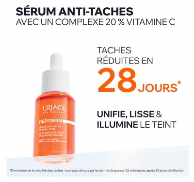 Uriage Dépiderm Sérum Anti-Taches Booster d'Eclat 30 ml
