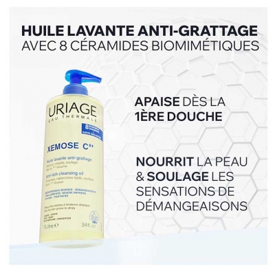 Uriage Xémose C8+ Huile Lavante Anti-Grattage 500 ml